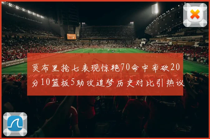 莫布里抢七表现惊艳70命中率砍20分10篮板5助攻追梦历史对比引热议